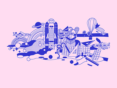 Voyageur: illustration assets design digital illustration illustrator ilustracion vector wacom