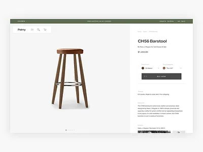 Palmy Buy Furniture Exploration - E-commerce clean commerce design e commerce ecommerce furniture furniture shop minimal minimalism pdp product page shop shopping simple ui web shop webshop