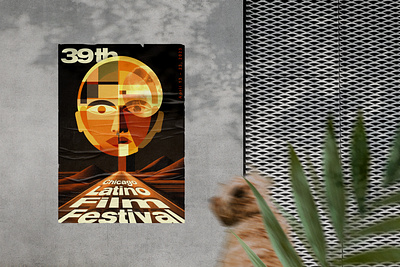 39th Chicago Latino Film Festival branding graphic design illustration poster