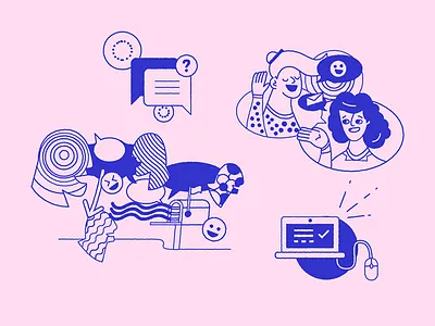 Voyageur branding illustrated assets digital illustration illustrator ilustracion vector wacom