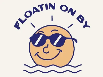 Mood artist designer drawing feeling good good vibes graphic design illustration illustrator sun sunshine illustration surf type