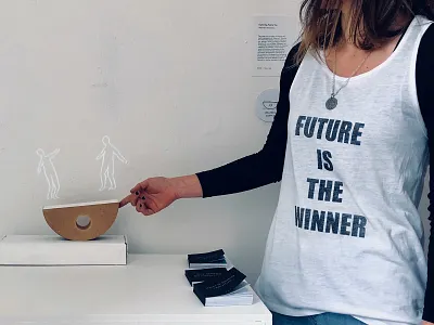 Present You - Future You | Objects and projection animation arduino balance drawing frame by frame future line drawing object physical computing present projection