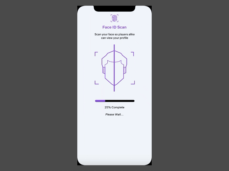 Flex Face ID Scan animation
