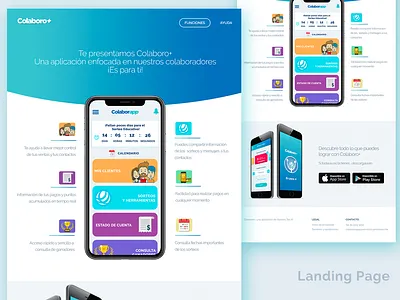 Landing Page app design landing landing page landing app landing page concept landing page design mexico mty web design