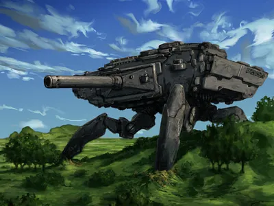 Marchofrobots2019 - Mech 1 concept design corelpainter corelpainter2019 marchofrobots marchofrobots2019 mech wacom