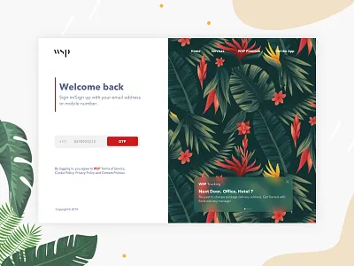 Split Fold Sign in Page app black branding design experience flat icon identity illustration interface lettering logo minimal type typography ui user ux vector web