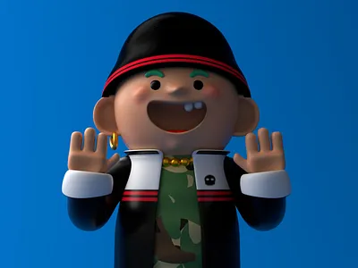 Hood Boy 3d arte 3d c4d character creation color creación de personaje design diseño ilustración render