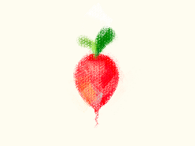 radish cute illustration radish