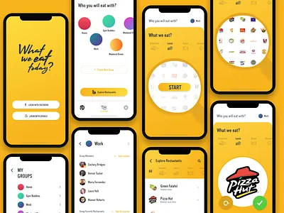🍔 What we eat today? app breakfast dinner food food app group lunch research restaurant ui ux