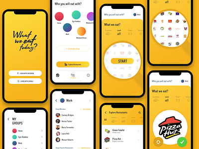 🍔 What we eat today? app breakfast dinner food food app group lunch research restaurant ui ux