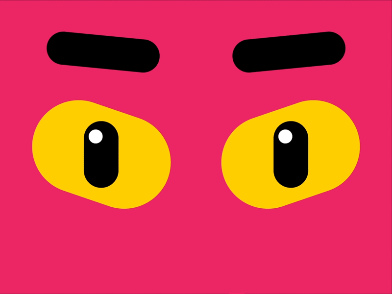 The Dragon's Eyes 2d after affects animation charater design dragon eyes illustrator motion