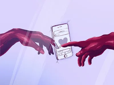 Connection? connection doodle drawing illustration message powerful socialmedia thoughts