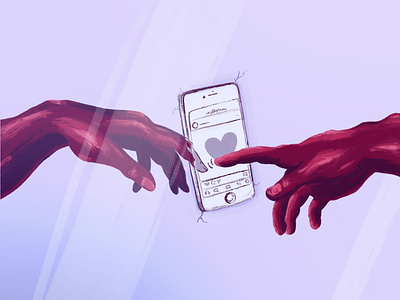 Connection? connection doodle drawing illustration message powerful socialmedia thoughts