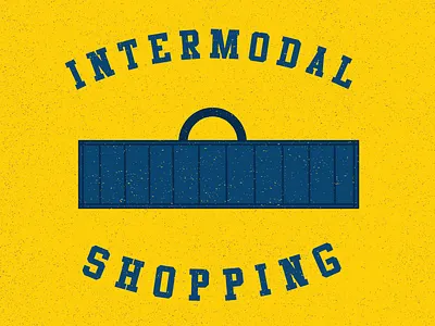 Intermodal Shopping economy intermodal line art texture texture design transportation type art vector art