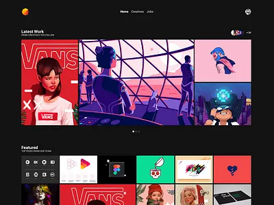 Design Hunt: Relaunch color design inspiration mobile ux web