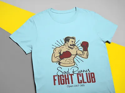 Sad Runner T-Shirt Design design graphic design t shirt design t shirts