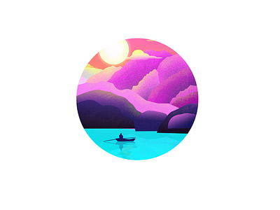 The landscape 插图 设计
