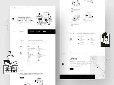 Exyte – Landing page agency ar artificial intelligence blockchain development mobile portfolio studio virtual reality vr