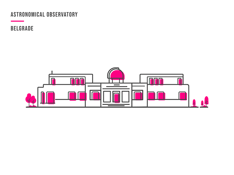 Astronomical Observatory .gif abstract after effects animation animation 2d geometry