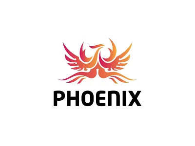Phoenix abstract abstract background animal animation app art branding business clean design flat icon identity illustration logo minimal modern vector