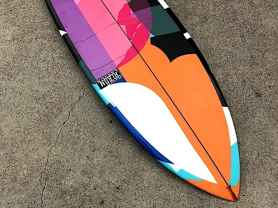 album surfboards design branding design typography