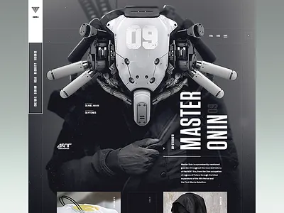 AKIRA - website ( 2099 ) Homepage akira future futuristic hellowiktor interface layout modern ui