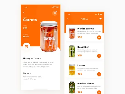 Food shopping food ue ui ux