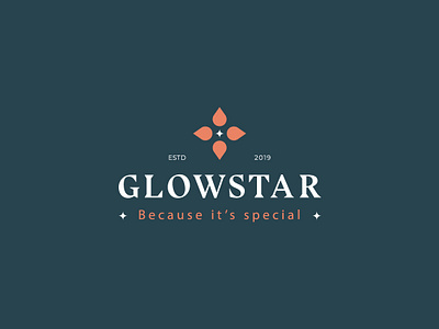 Glowstar branding branding and identity design flat flat design geometric art geometric design geometric logo geometric logos graphic design grid design jewerly logo logo design luxury brand luxury design minimal logo star logo typography vector