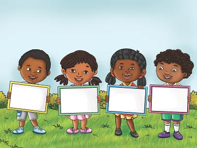 cartoon characters design illustration photoshop