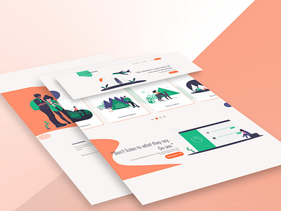 Travel adobexd adobexduikit graphic design illustration illustration art landing page landing page concept landing page illustration travel app traveller travelogue ui deisgn ui designer ui. uiux designer undraw ux ui ux designer webdesign website