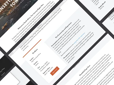 Unsettled branding remote work retreat travel ui ux web design wordpress