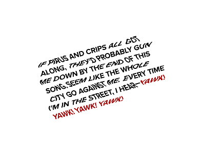 good kid, m.A.A.d city 2 font exploration good kid kendrick lamar lettering lettering exploration maad city rap music red and black tde top dawg wavy