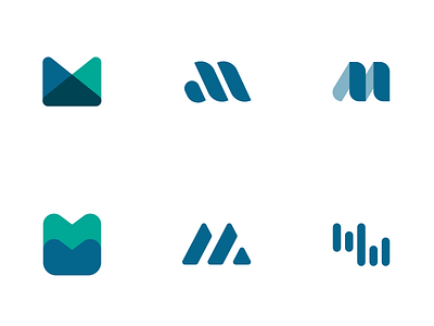 M marks branding exploration identity logo m