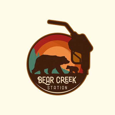 Bear Creek Apparel branding design graphic design illustration logo typography