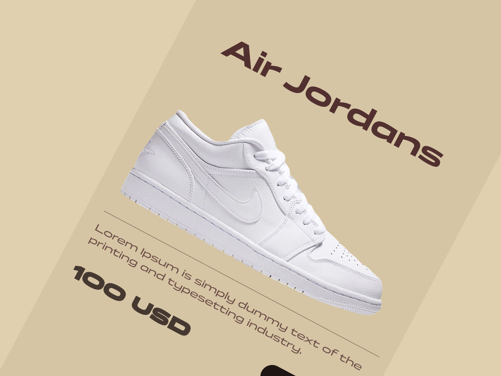 jordan shoe card