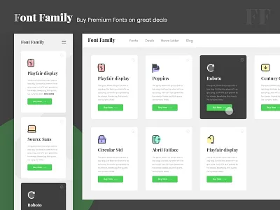 Premium Font Service buy design ecommerce fonts mobile app mobiledesign userinterface website websitedesign