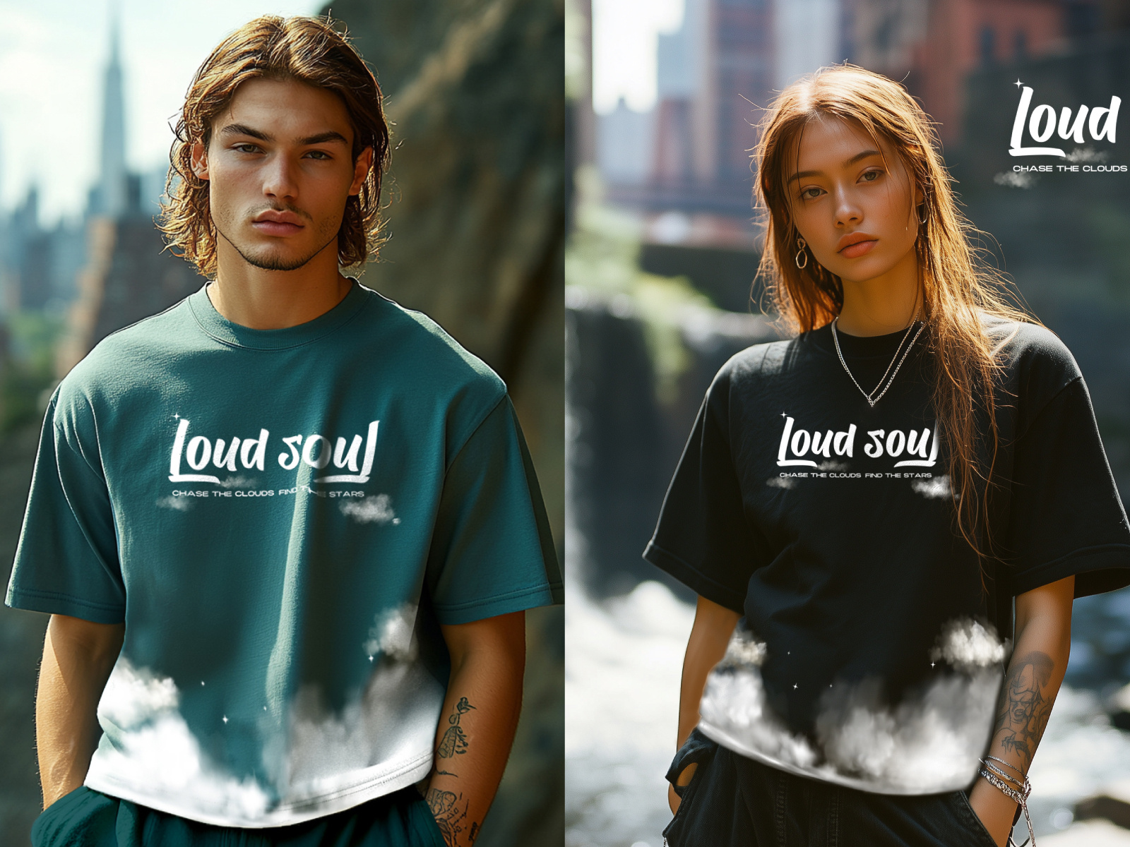 Example of T Shirt, Streetwear Clothing Design