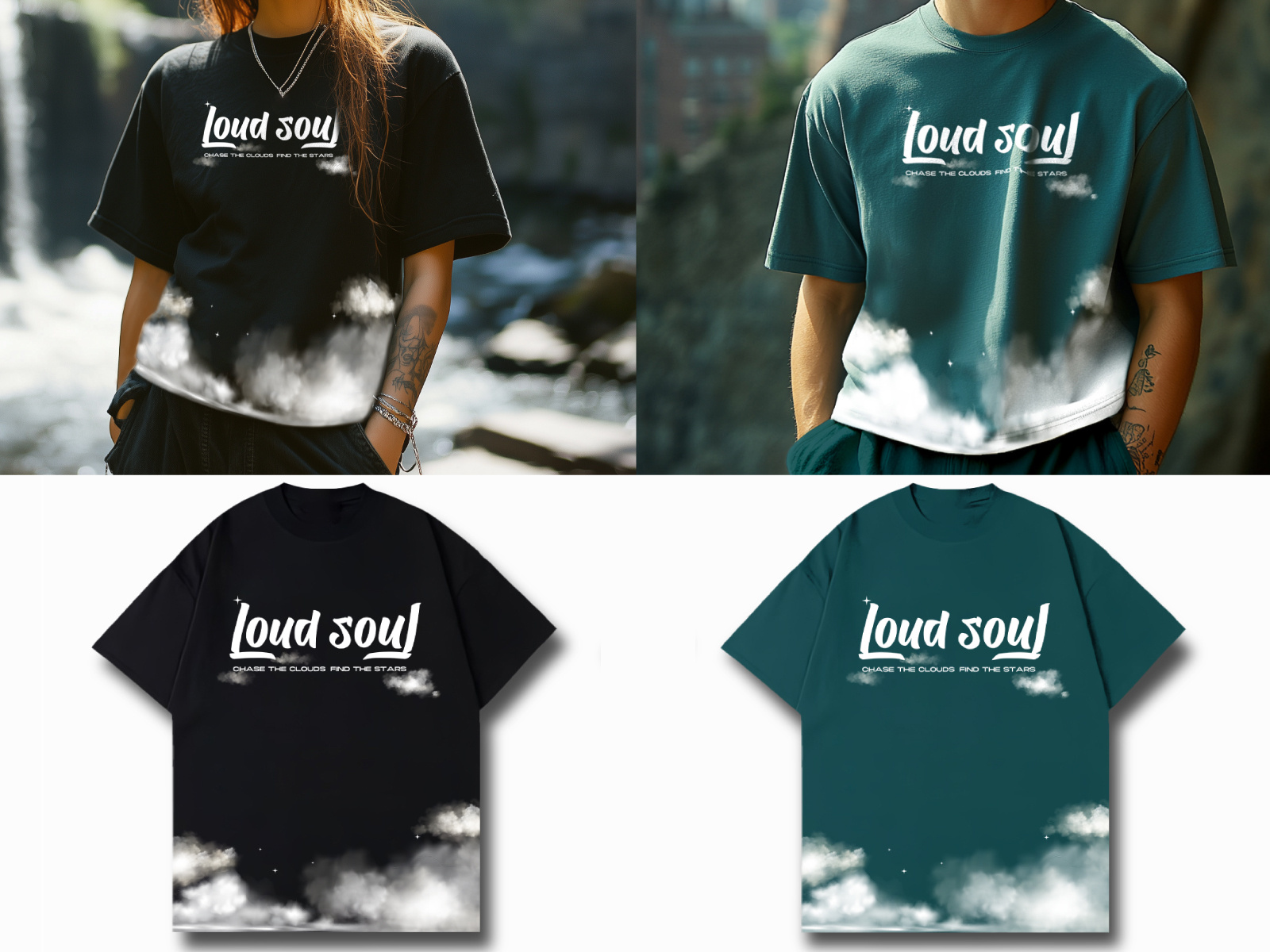 Example of T Shirt, Streetwear Clothing Design