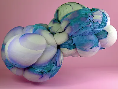 Test! softbody 3d animation c4d design photoshop