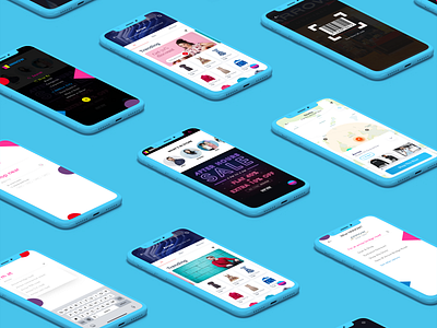 Fashion Shopping App Redesign app check in ecommerce fashion app high fidelity ios mobile uiux