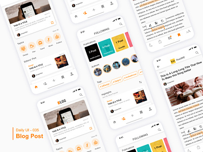Daily UI 035 Blog Post blog dailyui 035 dailyui100 post