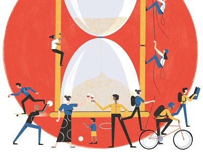 The Telegraph adventure colour design editoral editorial illustration illistration illustration newspaper illustration print time