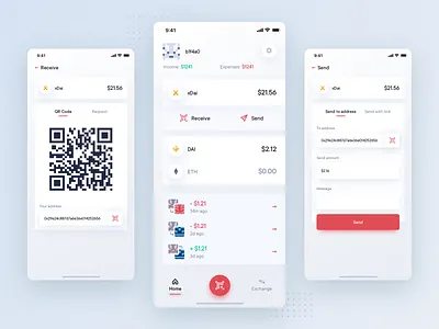 Burner Wallet app bitcoin blockchain coin crypto cryptocurrency dashboard data ethereum ethworks exchange finance wallet