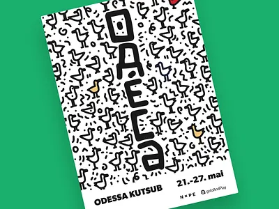 Teambuilding in Odessa birds landing odessa poster poster art seagulls team travel trip ukraine