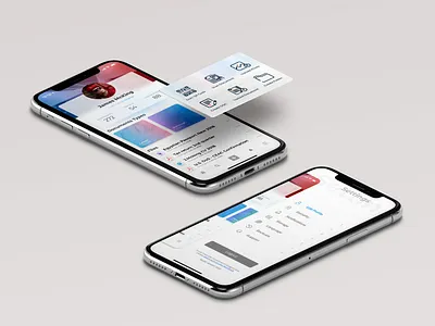 Private Doc ios App with Floating Action Sheet action sheet app app concept app design cloud management concept document management documents dribbble file manager floating gradient design home screen interection menu bar privacy private secured security app settings page