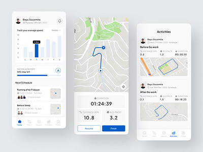 Playon - Running Mobile Apps app fitness health maps mobile mobile app run running running apps sport track ui uidesign uiux