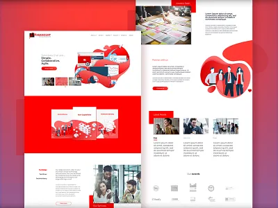 Final homepage branding design ui ux website design