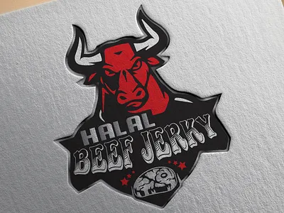 Halal Beef Jerky background removal banner design box design business card design cute evangelion flyer design funny graphic design label and box design logo logo design movies nasa nerv red t shirt design the office tiktok typography