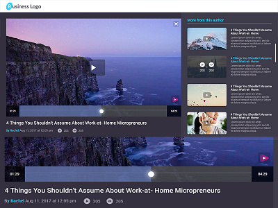 Video Page With Process Bar video video page video template viral video