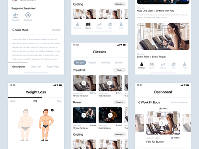 Fitness App Concept app app design fitness app gym app health app ios app mobile app ui design ui designer ux design ux designer